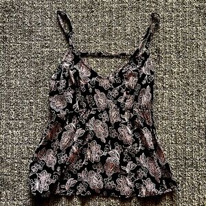 Jw girl black & pink top